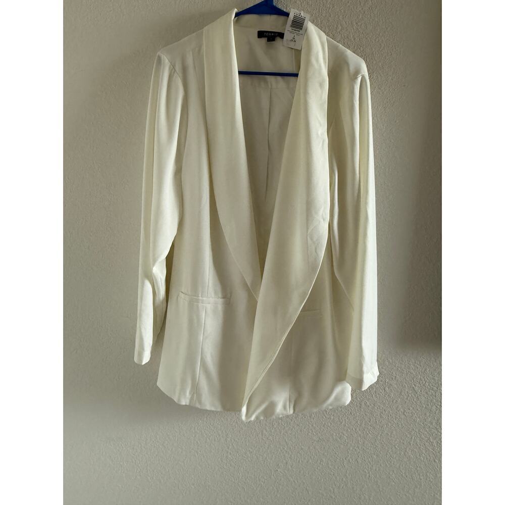 New Torrid 3 (3X) Longline Crepe Dressy Blazer Jacket - Picture 1 of 7